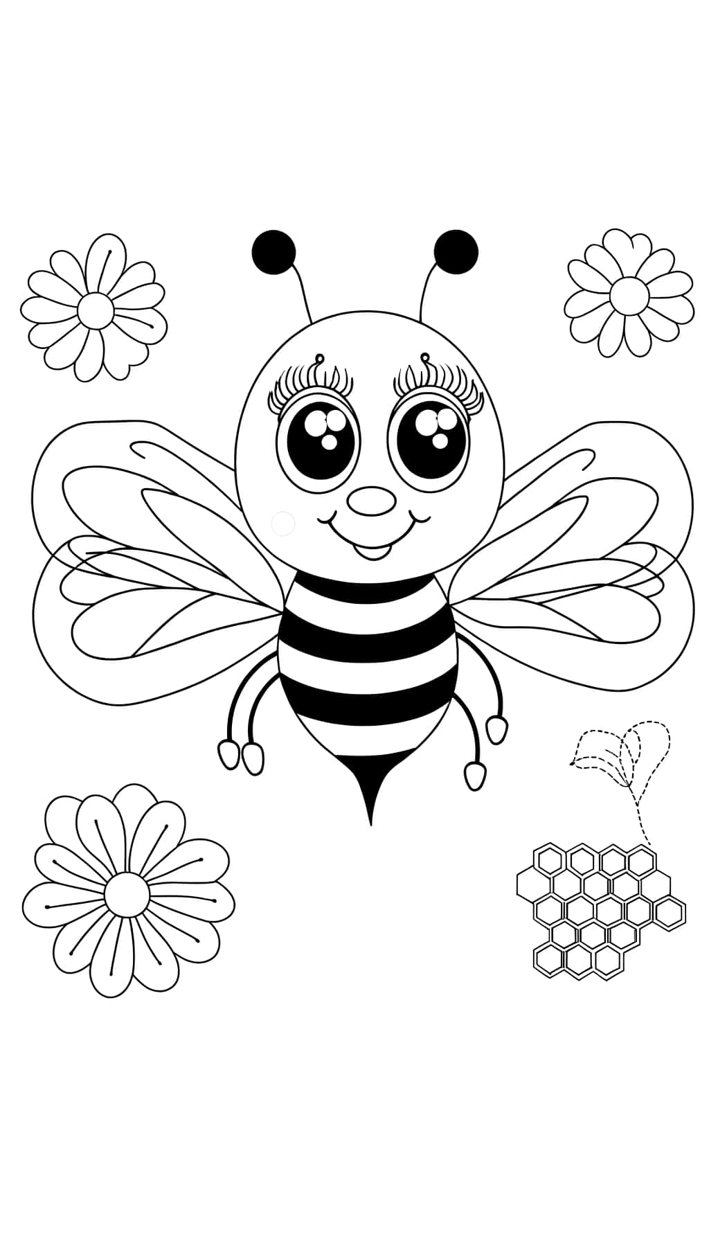 Abeille mignonne