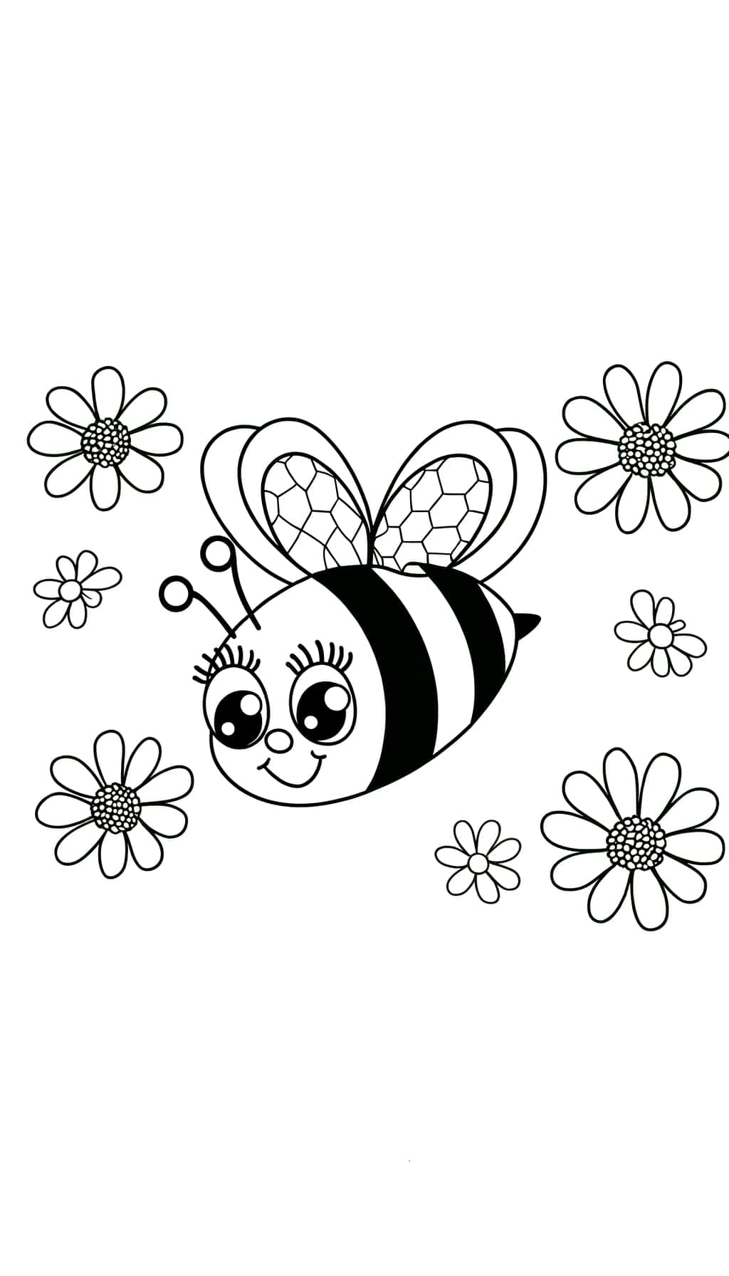 Abeille et fleurs