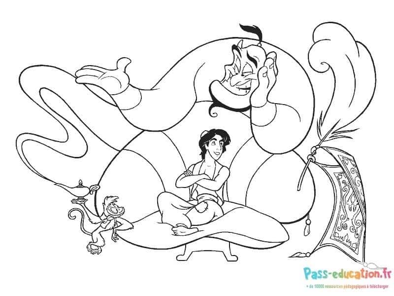 Aladdin et génie