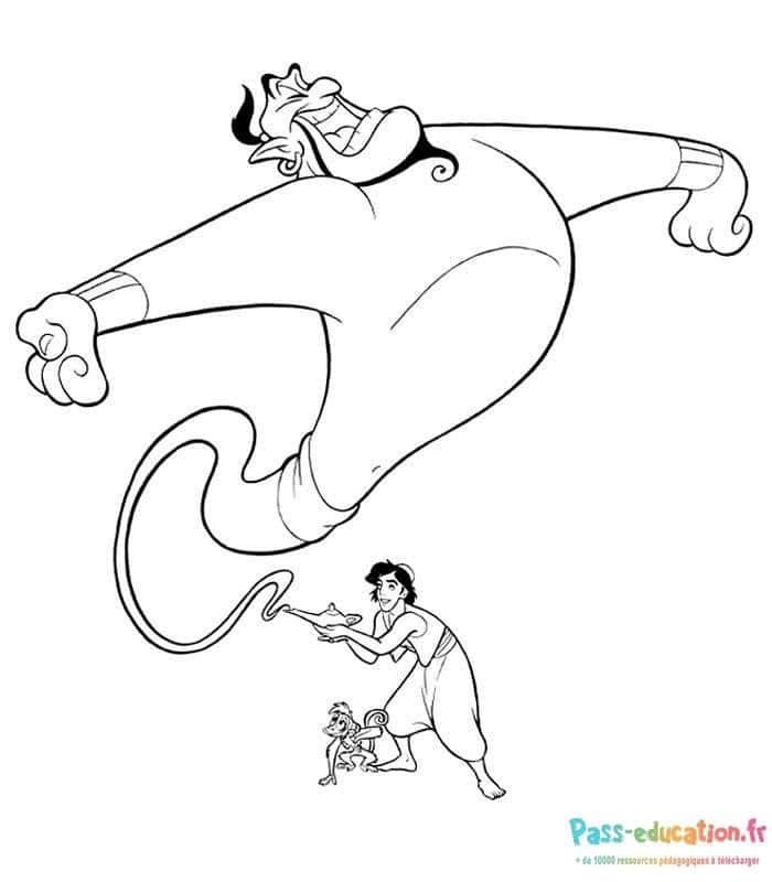 Aladdin et le Génie