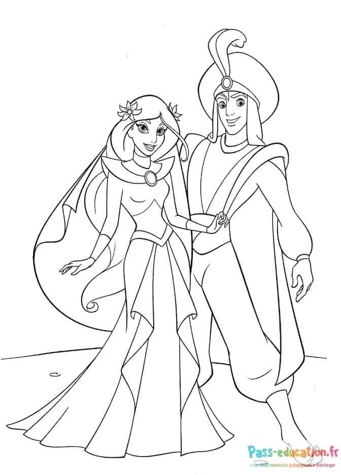 Aladdin et Jasmine