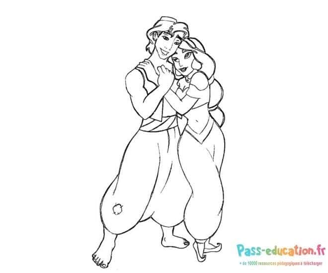 Aladdin et Jasmine