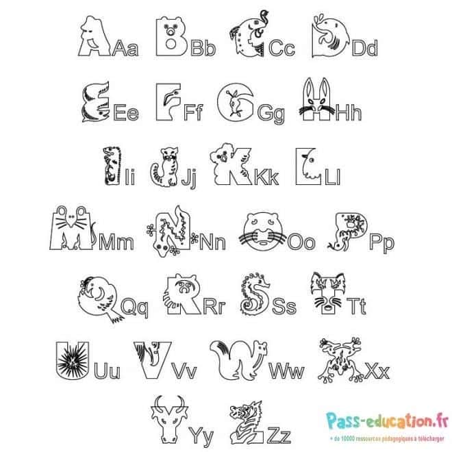 Alphabet animalier