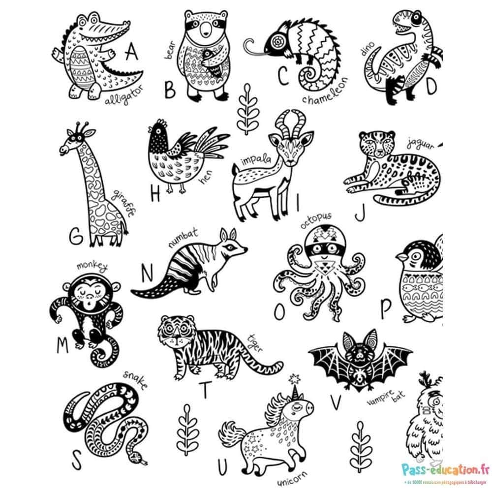 Alphabet Animalier