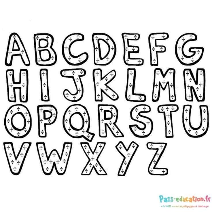 Alphabet dessiné