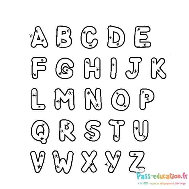 Alphabet étoilé