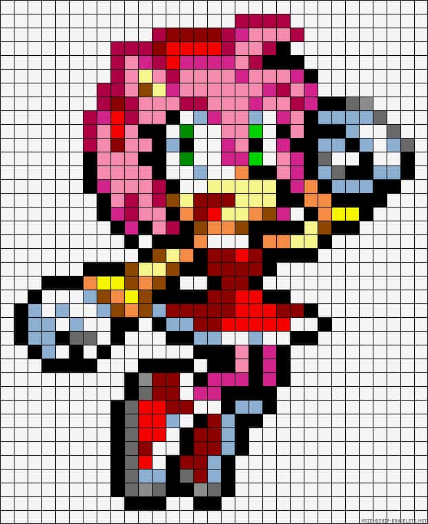 Amy Rose Pixel Art