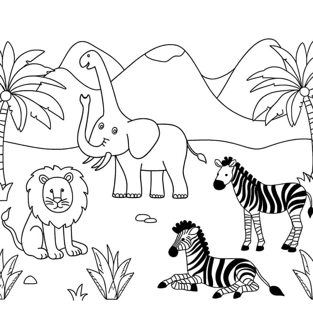 Animaux de la Savane