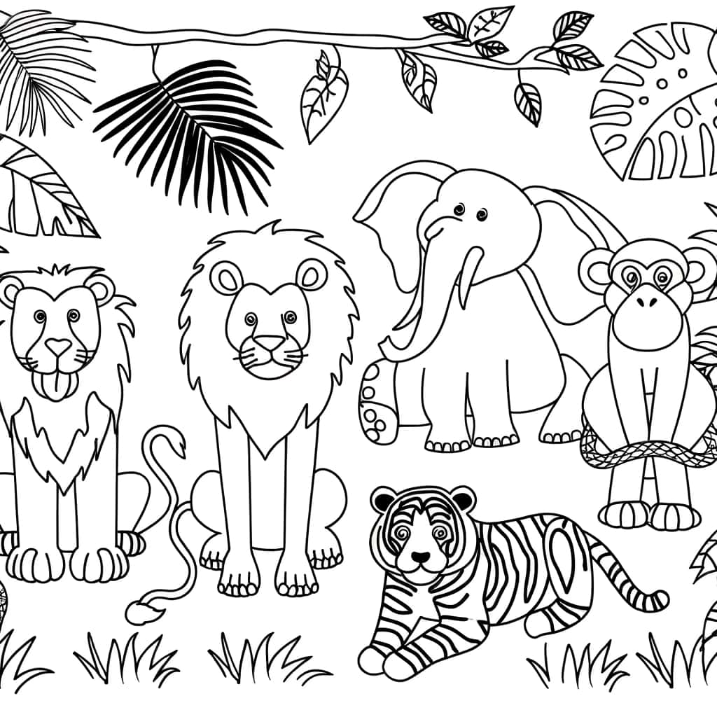 Animaux Jungle