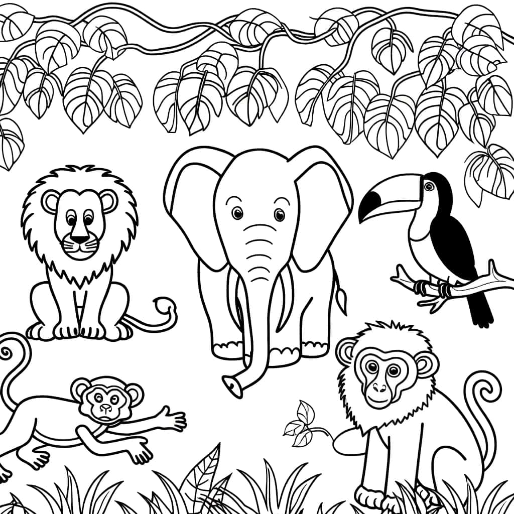 Animaux Jungle