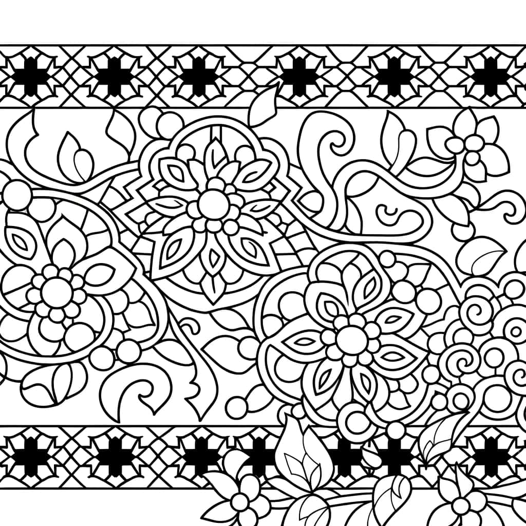 Motifs floraux Arabesques