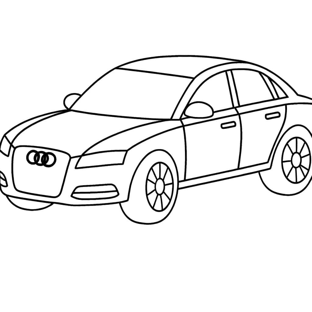 Audi à colorier