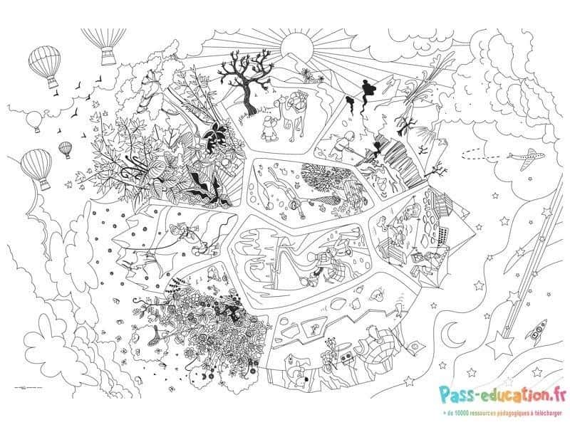 Aventure de coloriage