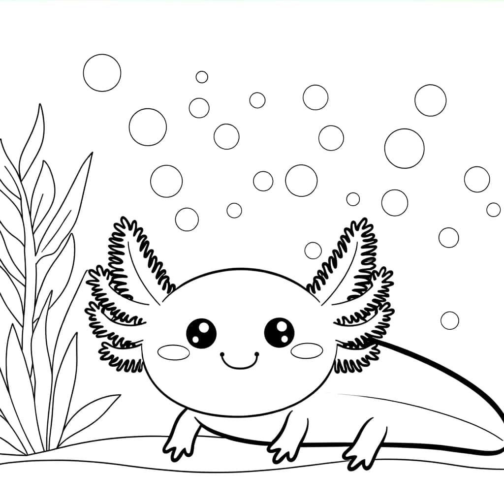 Axolotl aquatique