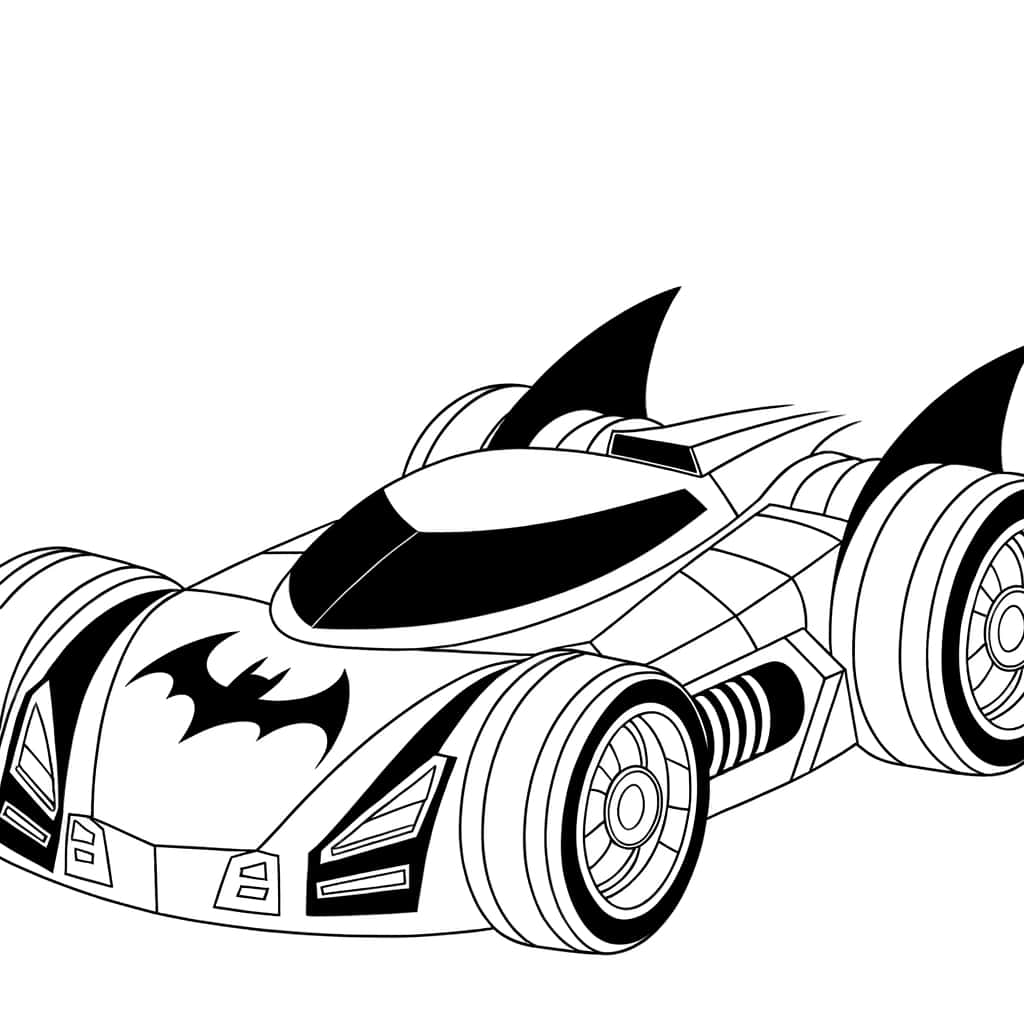 Batmobile stylisée