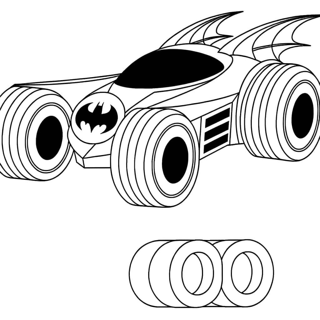 Batmobile stylisée