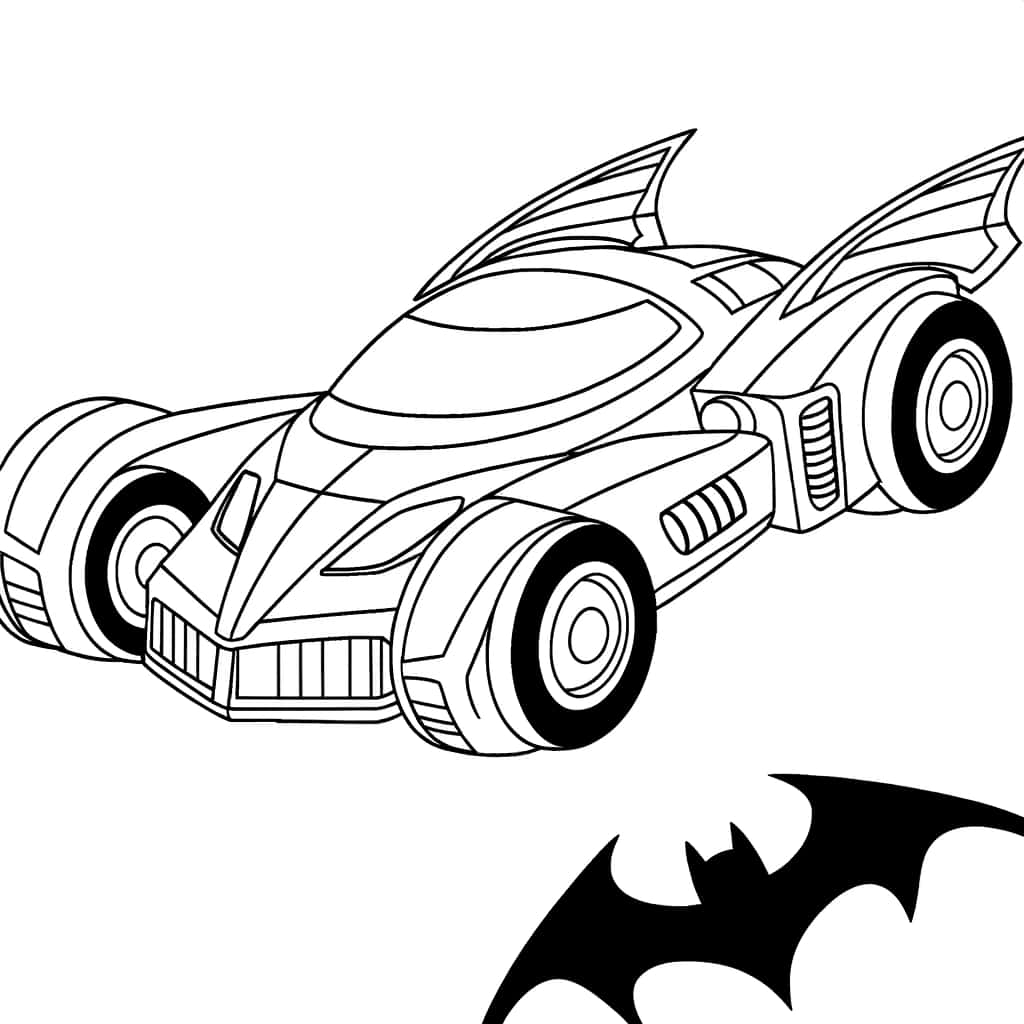 Batmobile stylisée