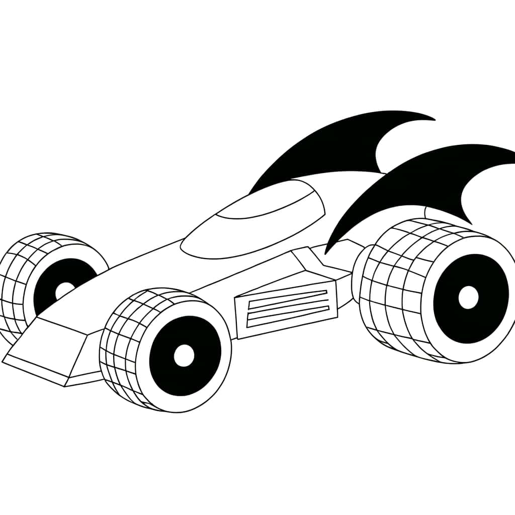 Batmobile stylisée