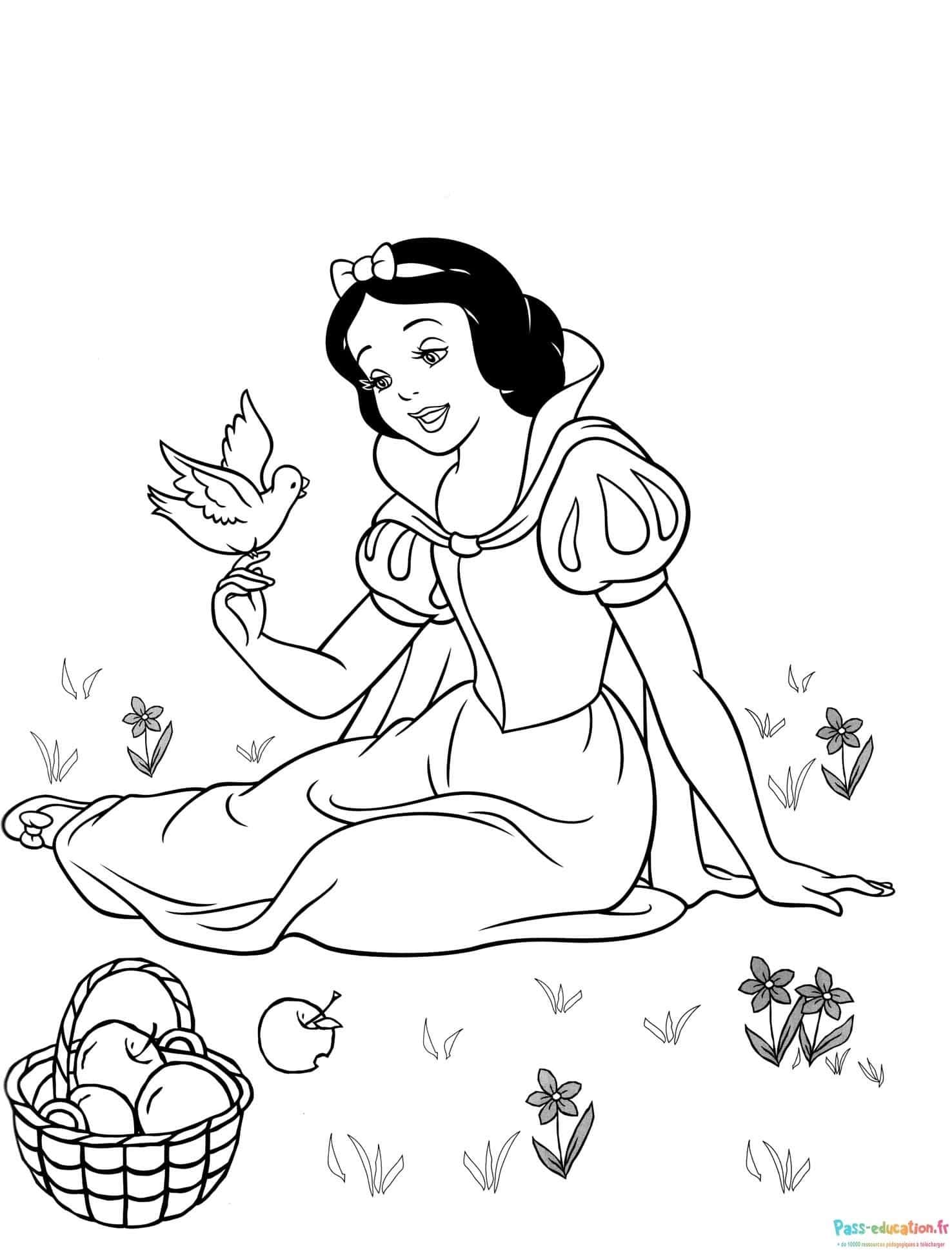 Blanche Neige et l'oiseau