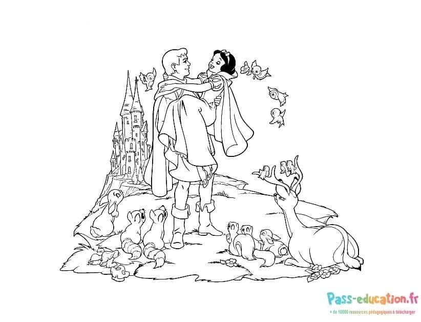 Blanche Neige et animaux