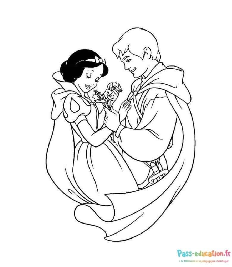 Blanche Neige et la rose