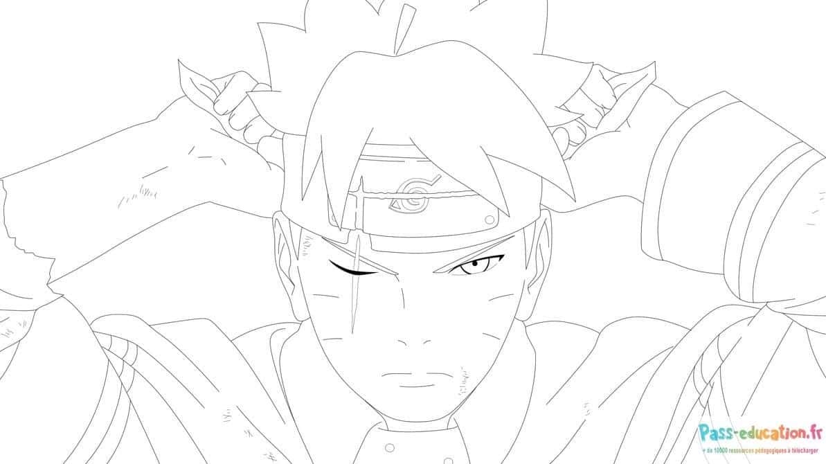 Boruto en action