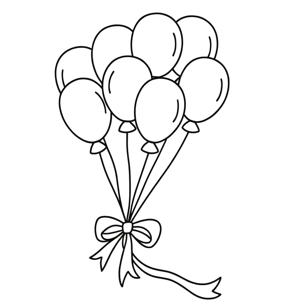 Ballons avec nœud