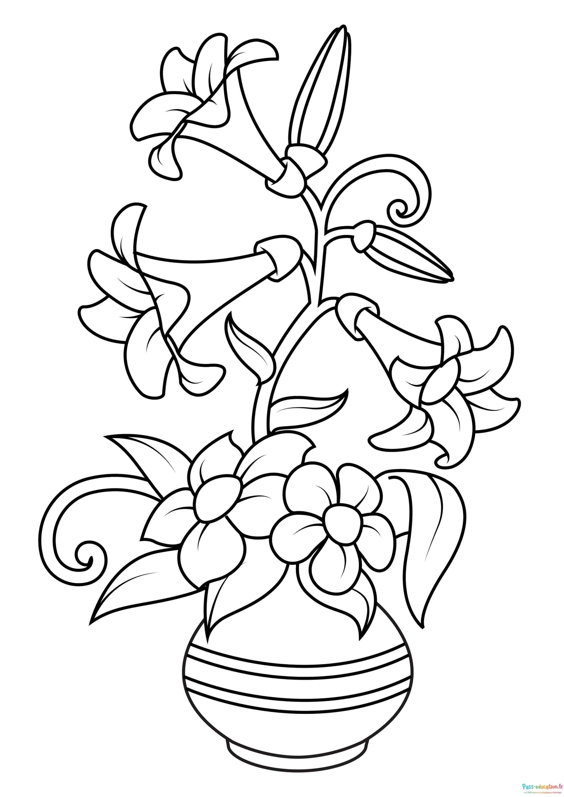 Bouquet en vase