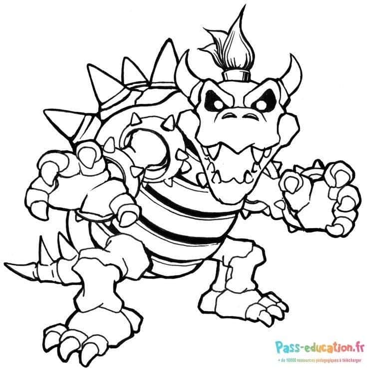 Bowser menaçant