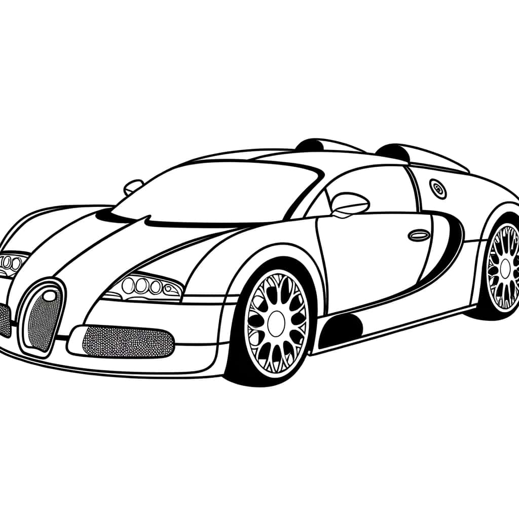 Bugatti stylisée