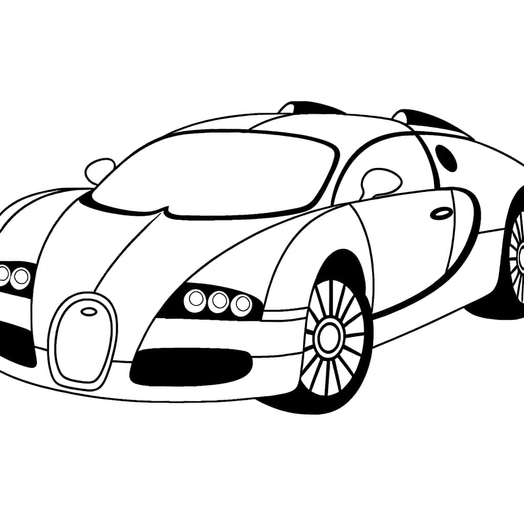 Bugatti stylisée