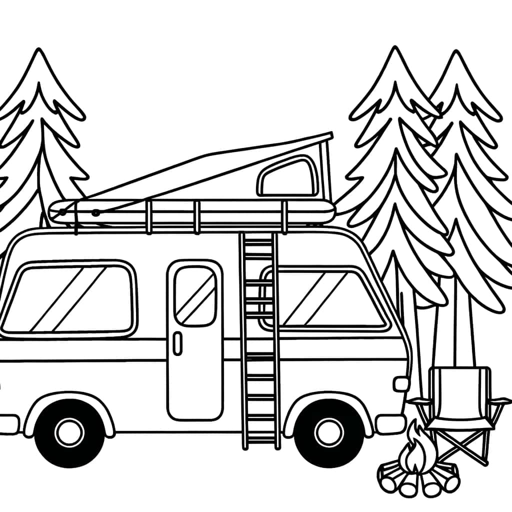 Camping en forêt