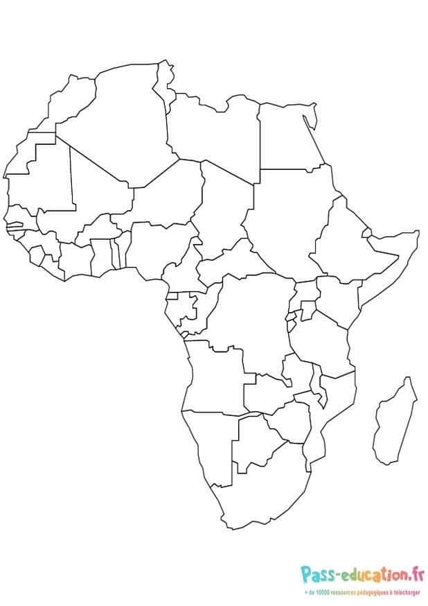 Carte d'Afrique