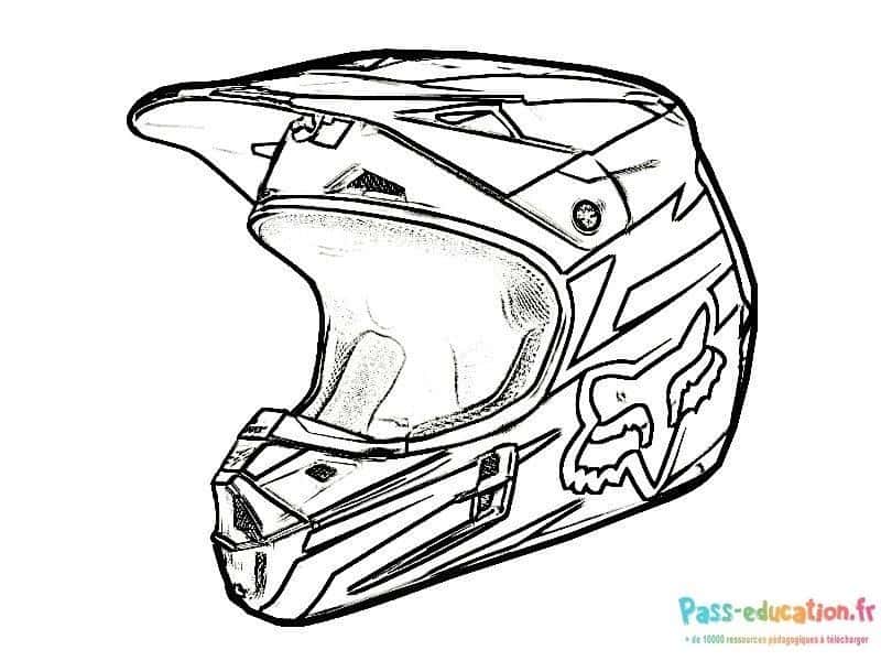 Casque motocross