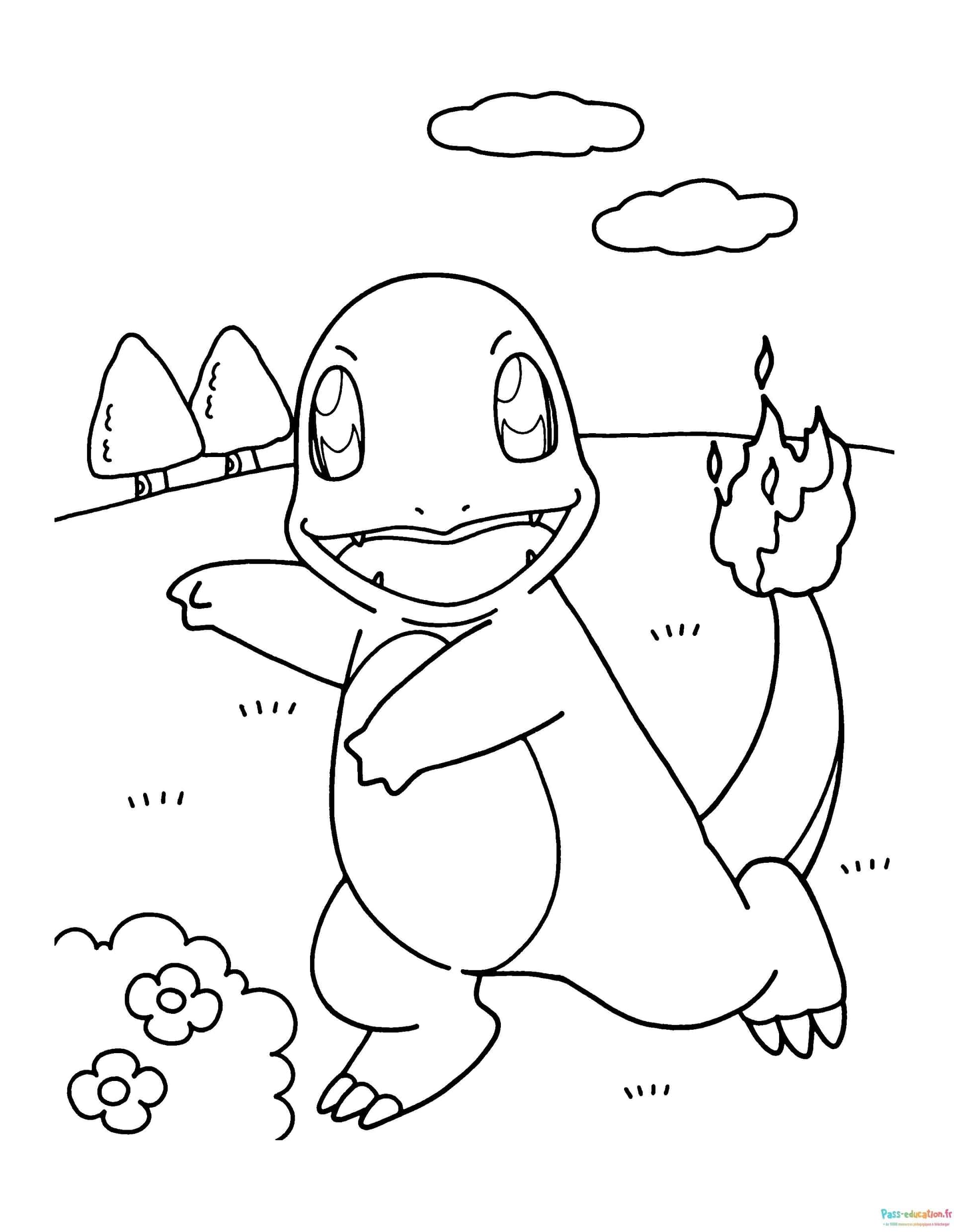 Charmander joyeux