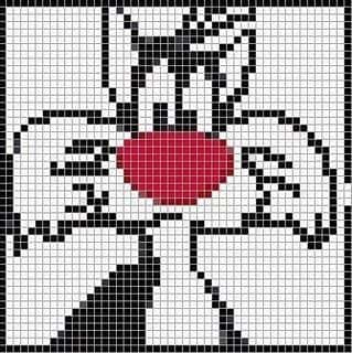 Chat Pixelisé