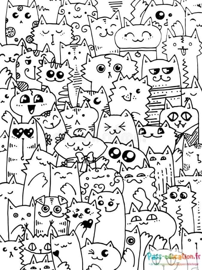 Chats Doodles