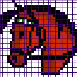 Cheval pixel