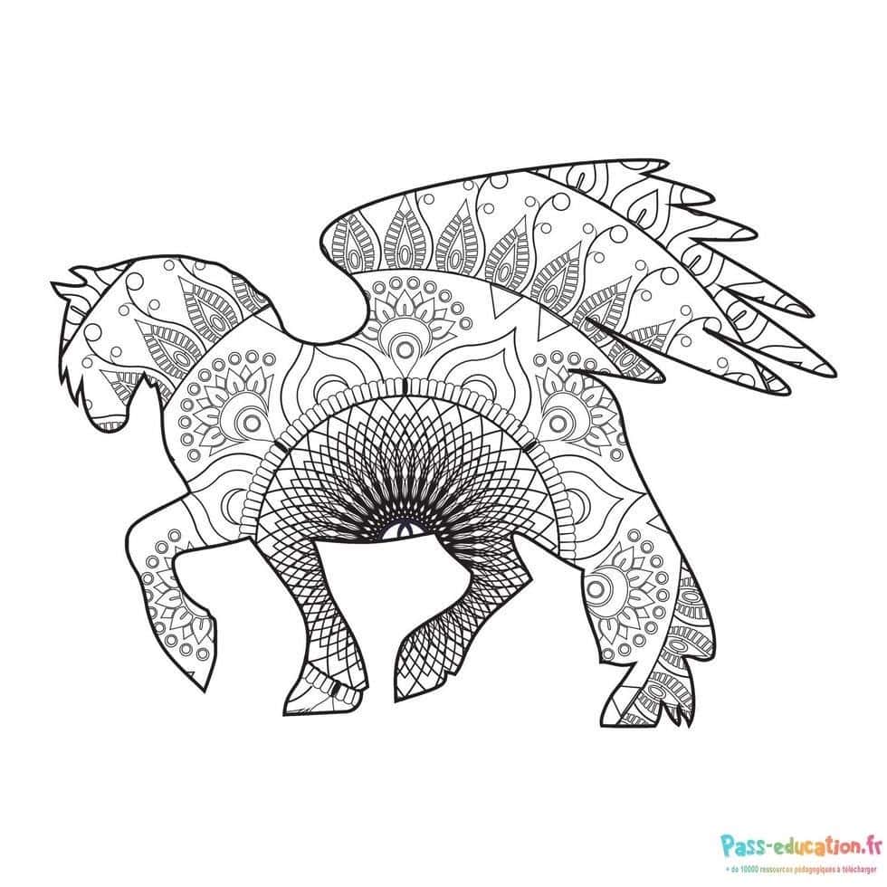 Cheval mandala