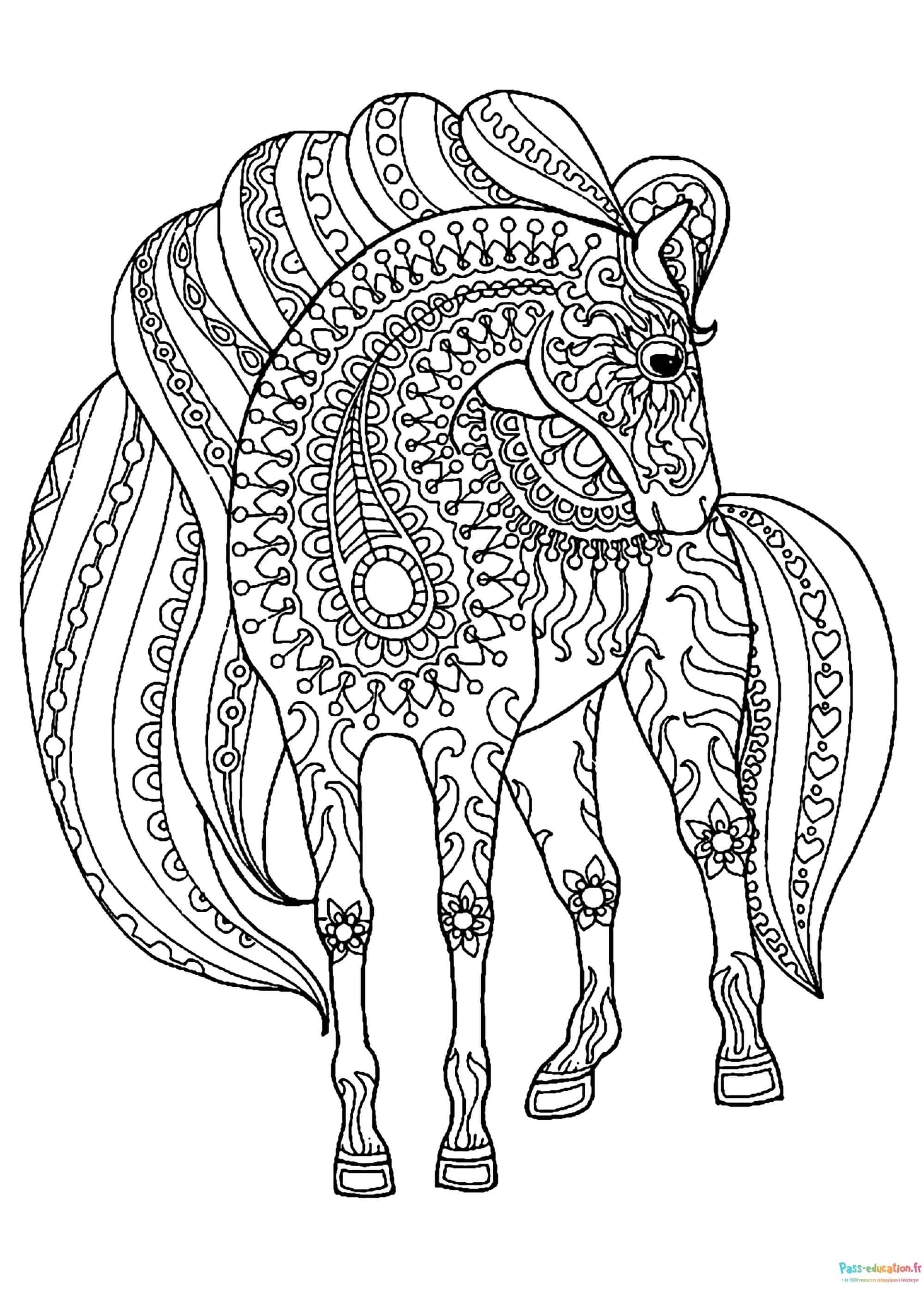 Cheval mandala