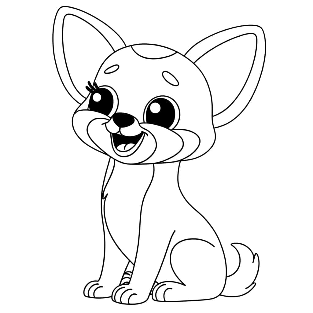 Chihuahua souriant