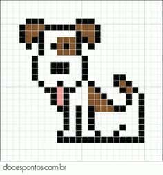 Chiot pixelisé