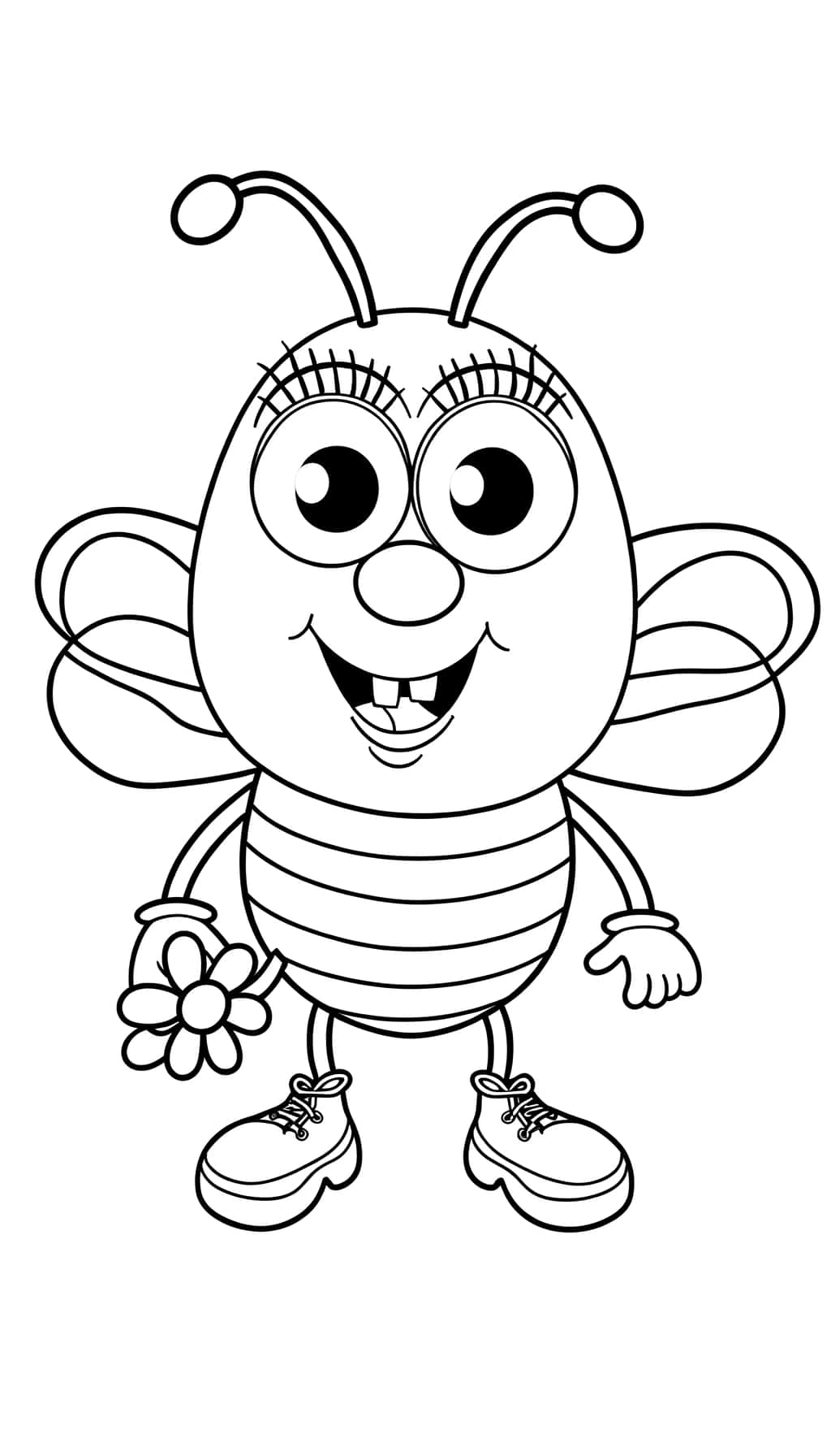 Abeille souriante