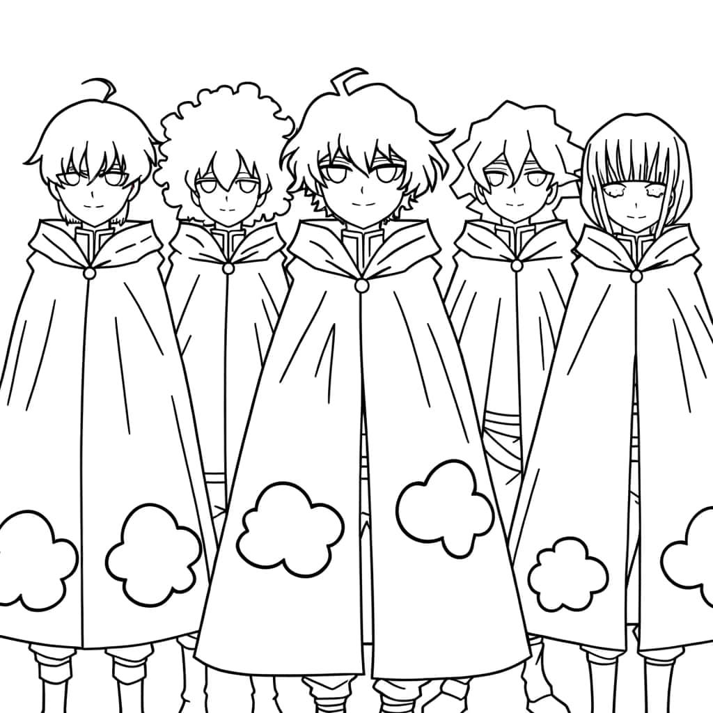 Akatsuki en capes