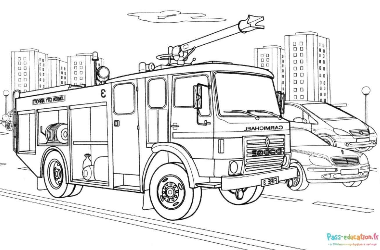 Camion de pompiers