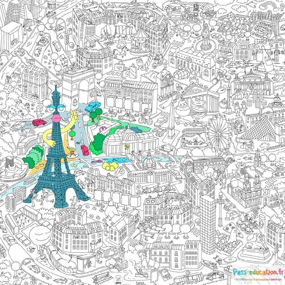 Paris coloré pour enfants