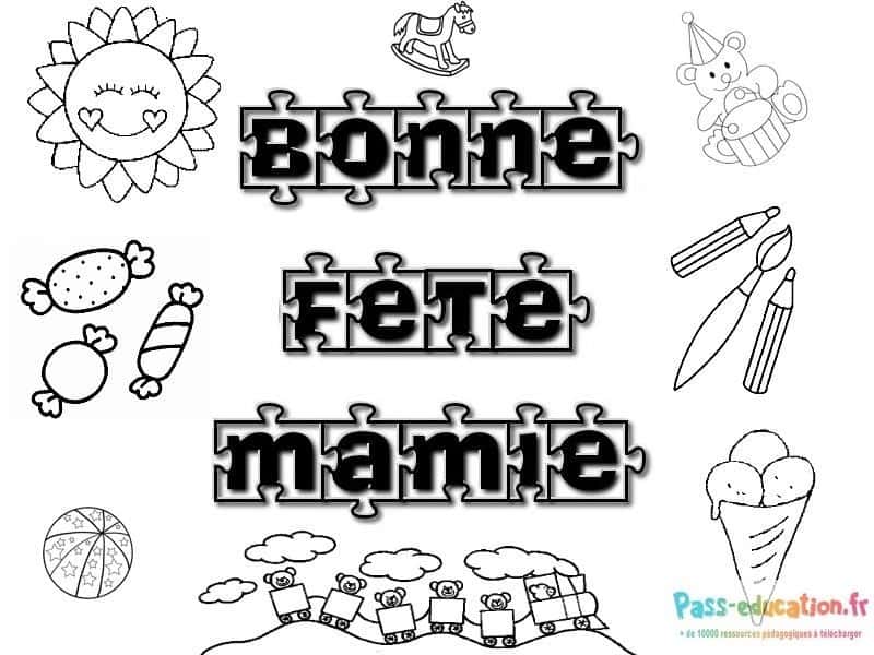 Bonne fête mamie