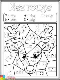 Coloriage géométrique renard gratuit à imprimer