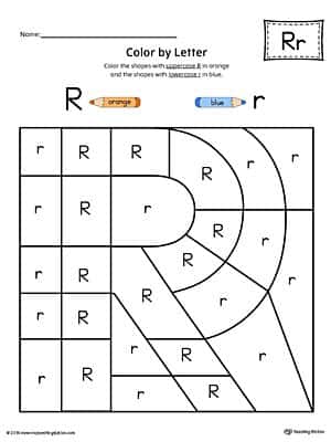 Coloriage gratuit Alphabet à imprimer