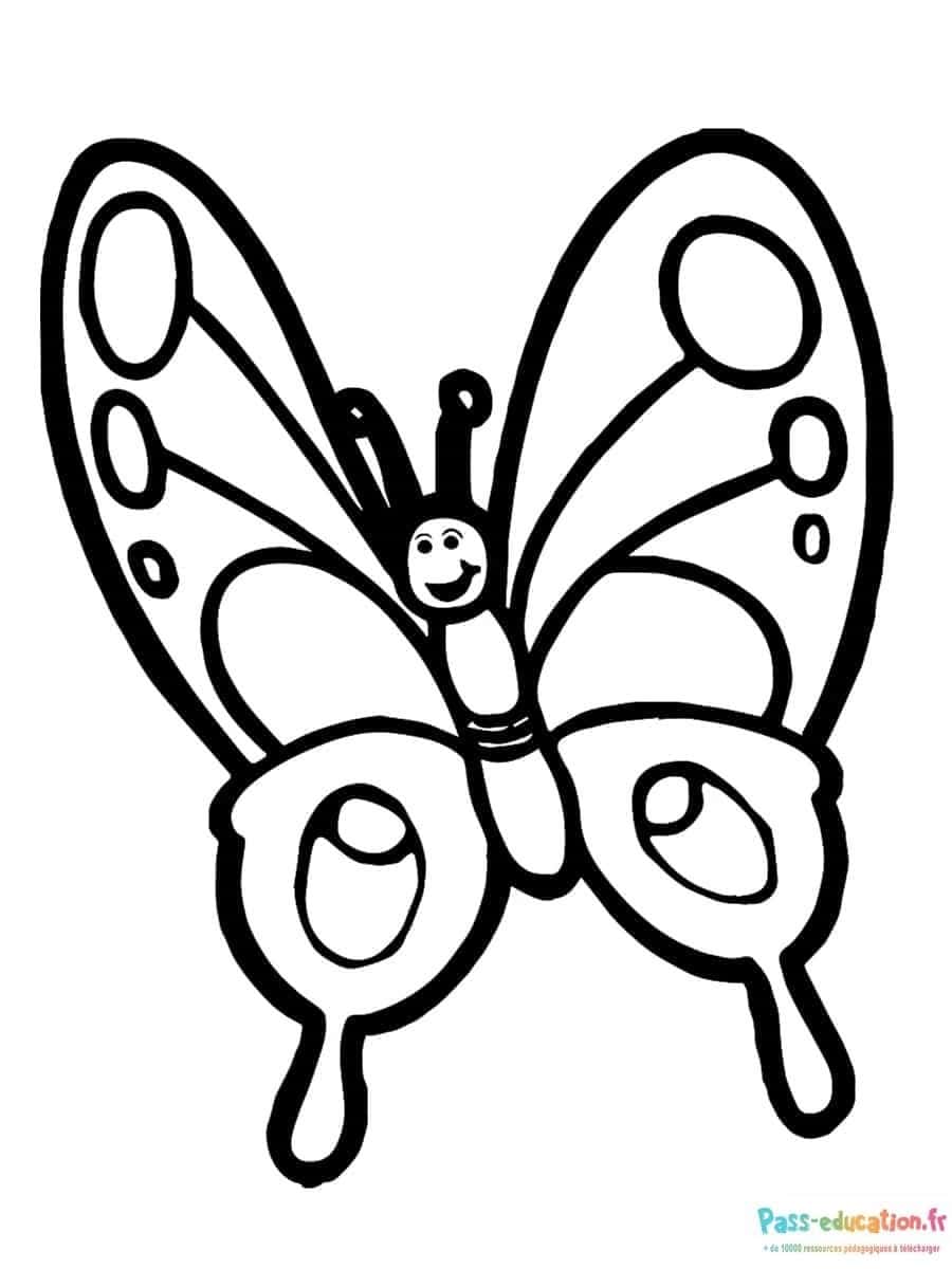 Papillon souriant